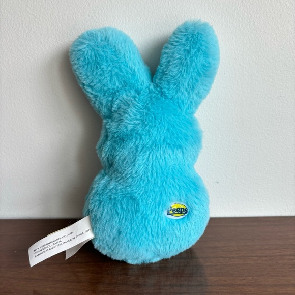 Fuzzy Blue Peeps Bunny Dan Dee Just Born Plush Toy - Picture 3 of 5